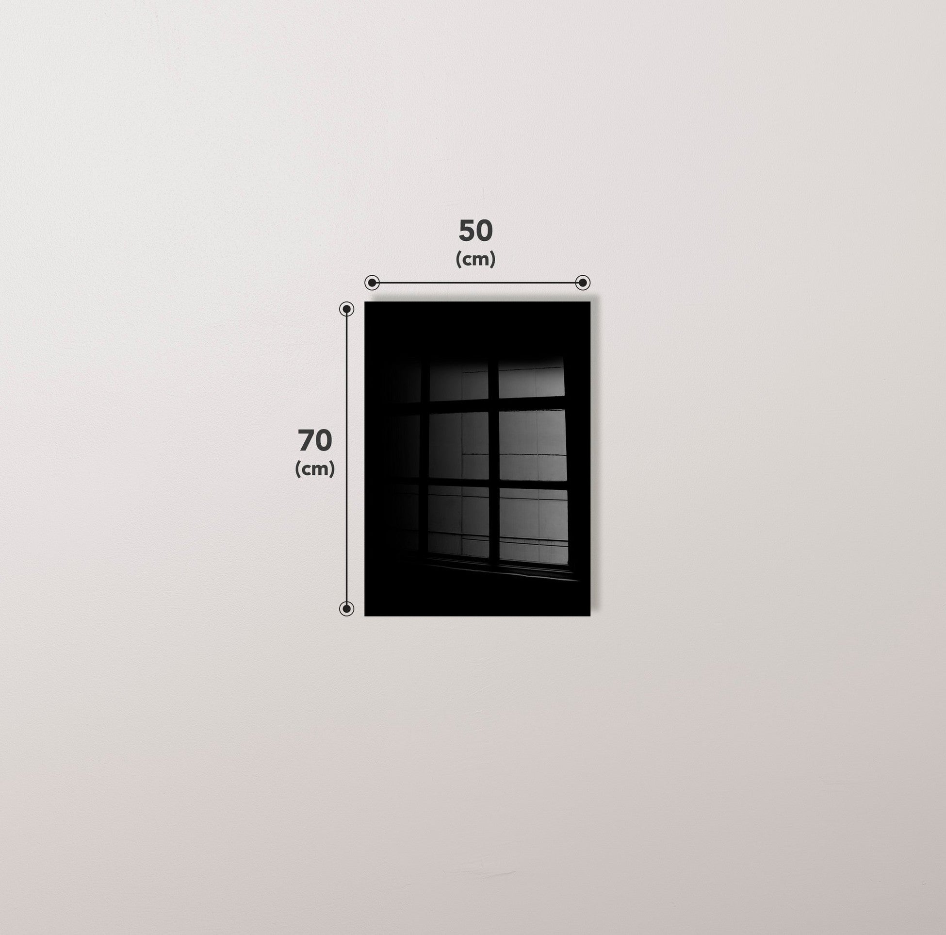 Peinture en verre trempé décoratif UV-038 - 50 x 70