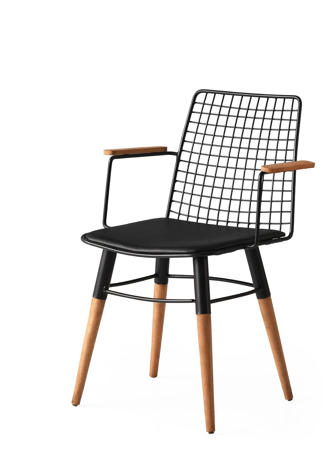 Chaise en métal trend (lot de 2)
