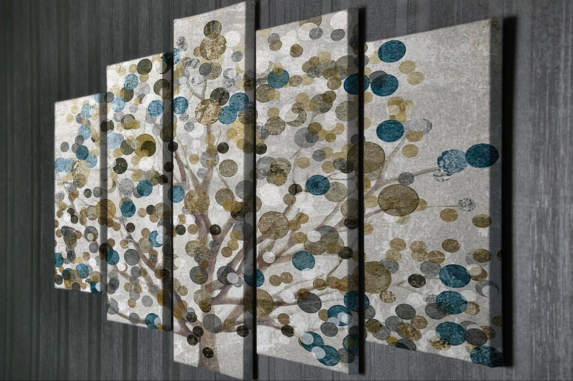 Peinture décorative en toile (5 pièces) BC64