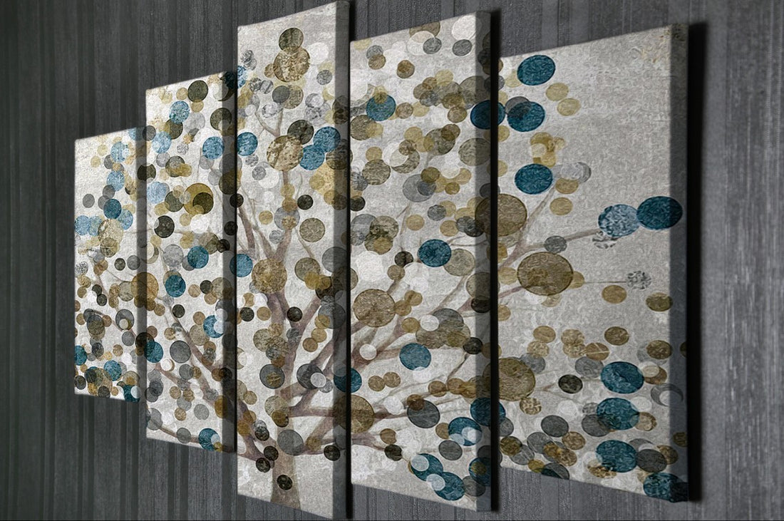 Peinture décorative en toile (5 pièces) BC64