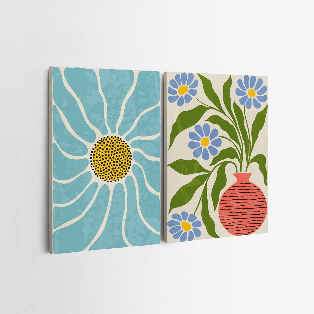 Peinture décorative en toile (2 pièces) 2KNV4390 - 70 x 100