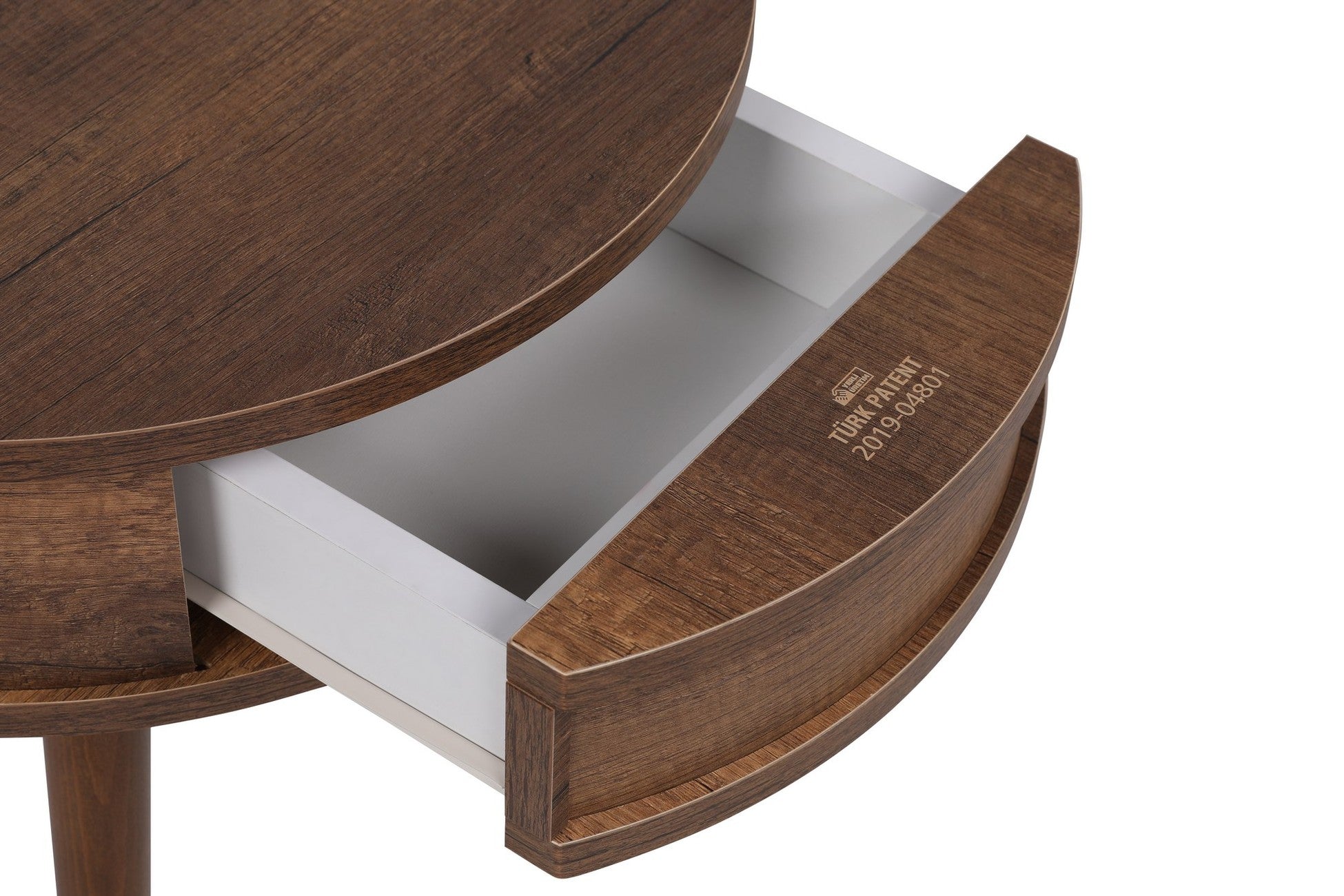 Table d'appoint Yuvarlak - Walnut