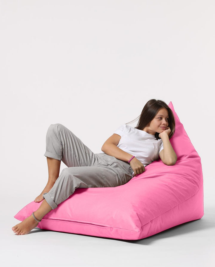 Sac de haricots de jardin Pyramid Big Bed Pouf - Pink