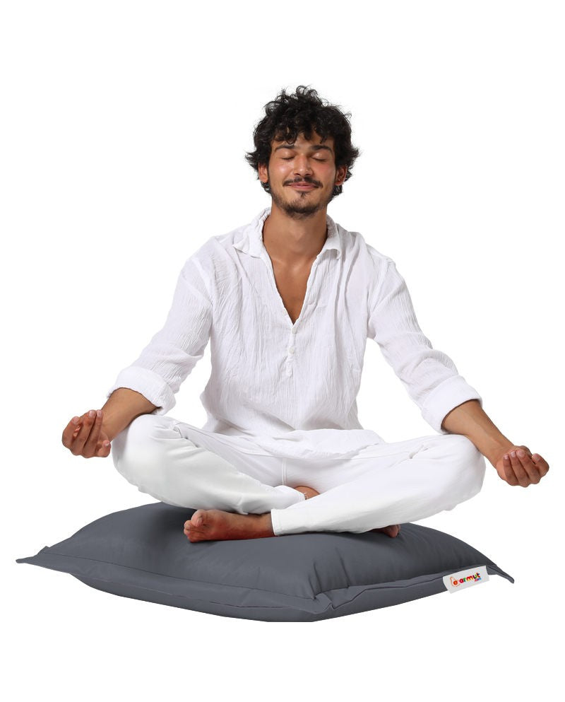 Coussin de jardin Cushion Pouf 70x70 - Fume