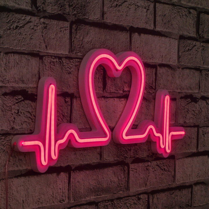 Éclairage LED en plastique décoratif Love Rhythm - Pink