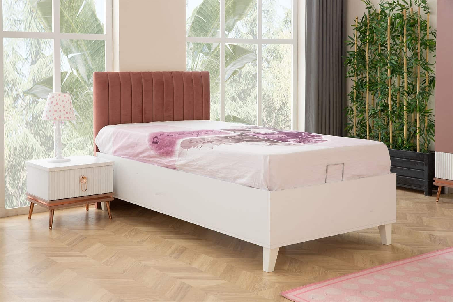 Rosetta avec sommier lit (100*200)