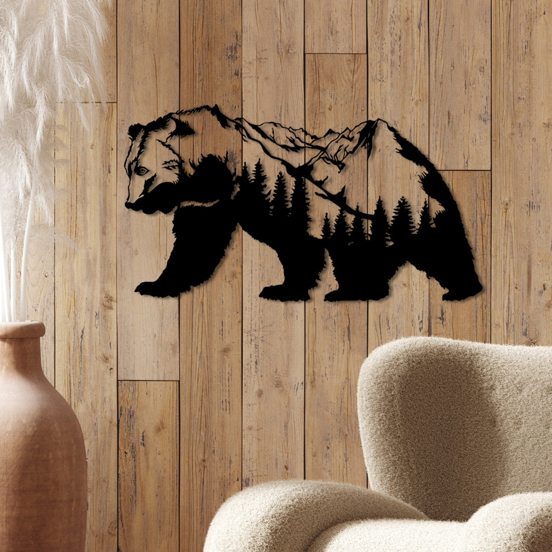 Accessoire mural en métal décoratif Orso-1