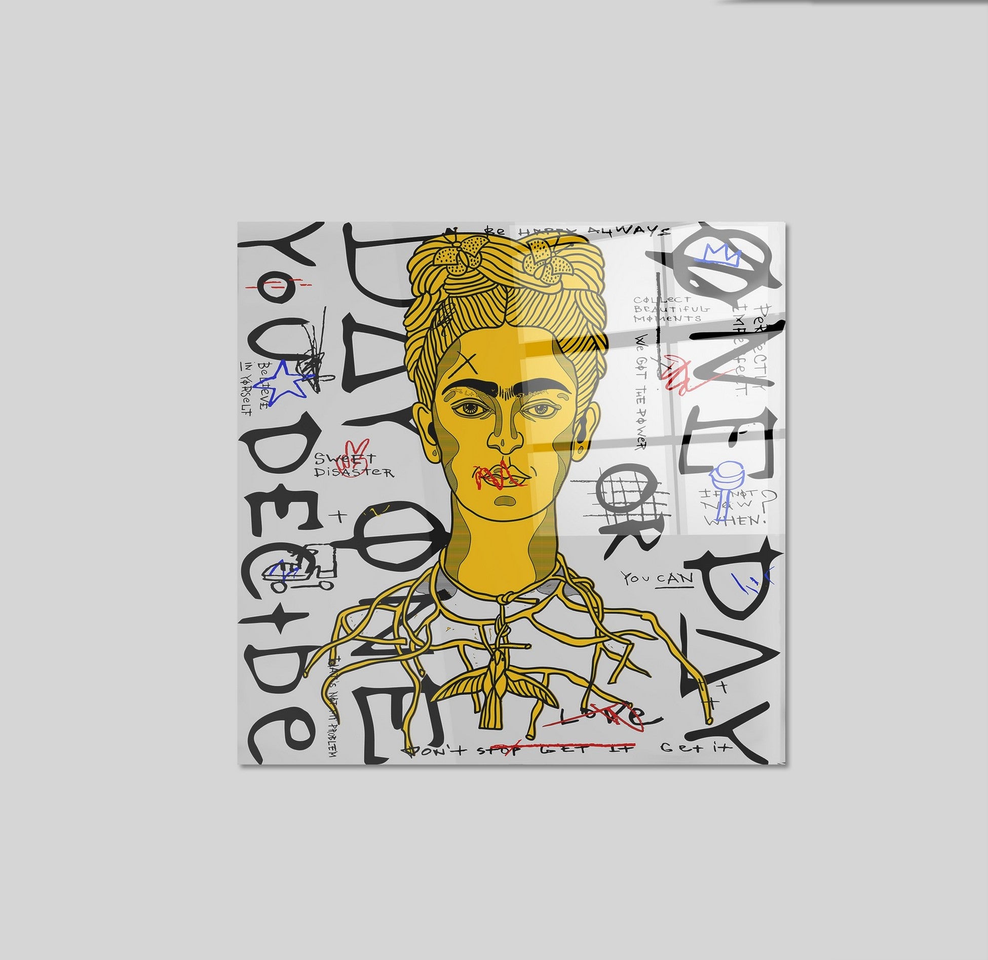 Peinture en verre trempé décoratif CAM4034_7070