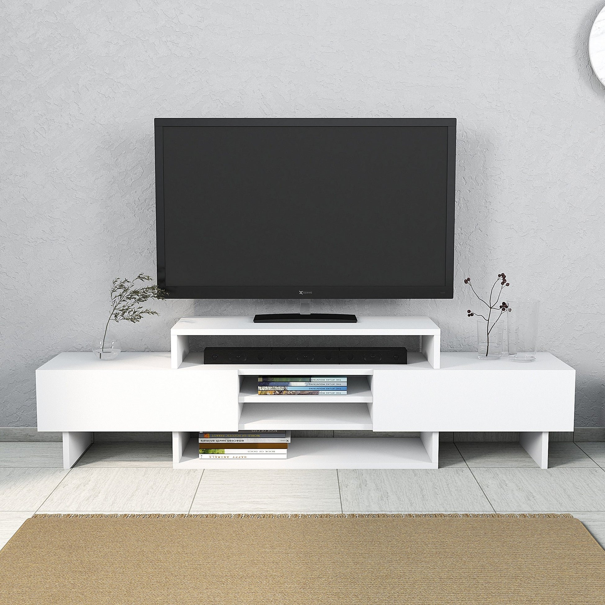Meuble TV Özde TV Stand - White
