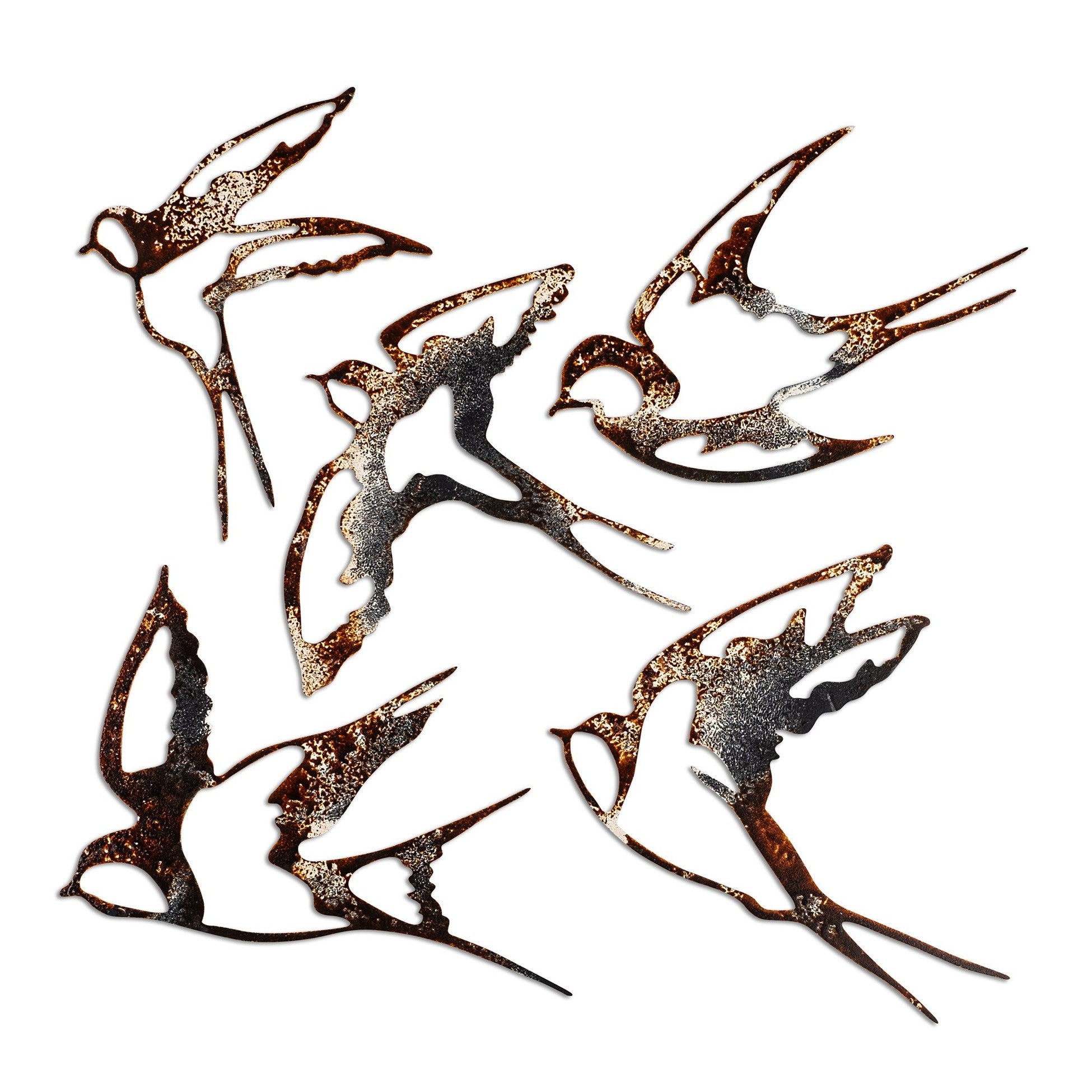 Accessoire mural en métal décoratif Birds-2