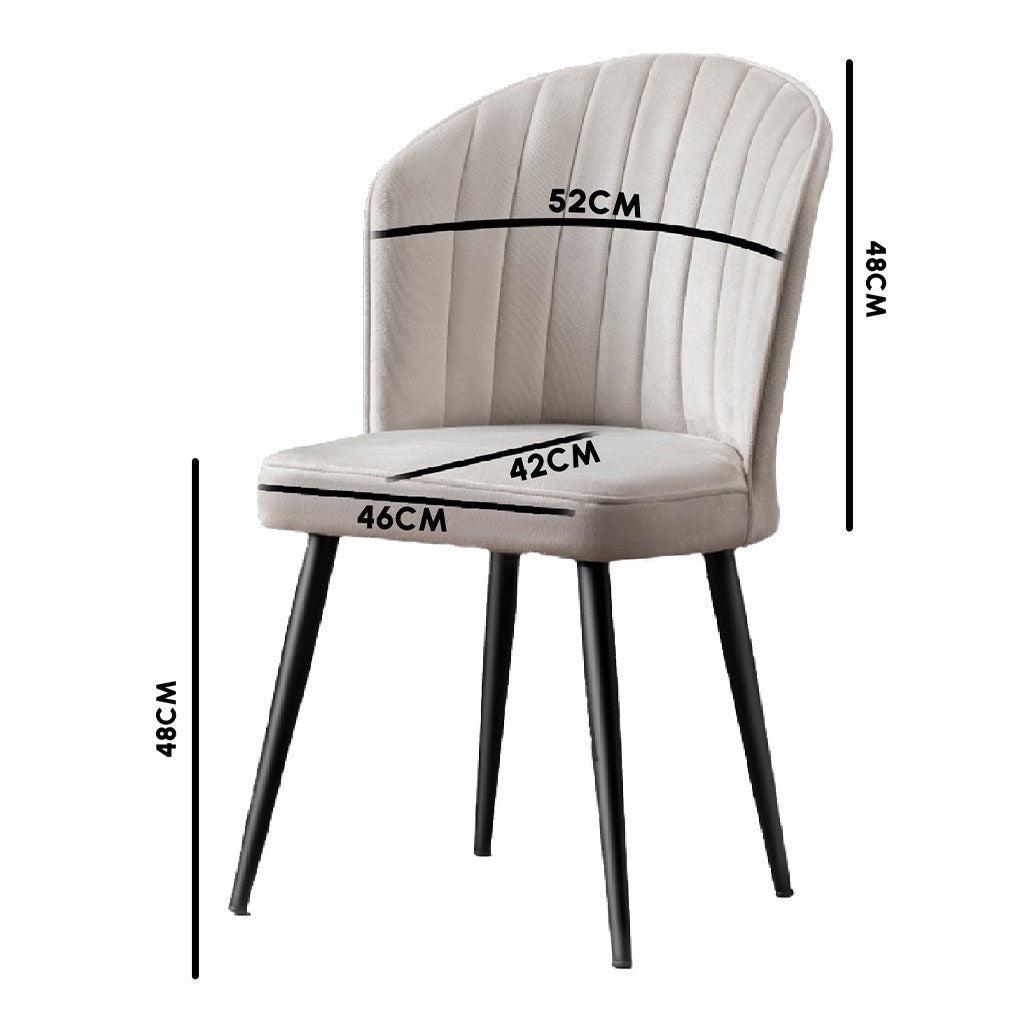 Ensemble de chaises (2 pièces) Rubi - Yellow