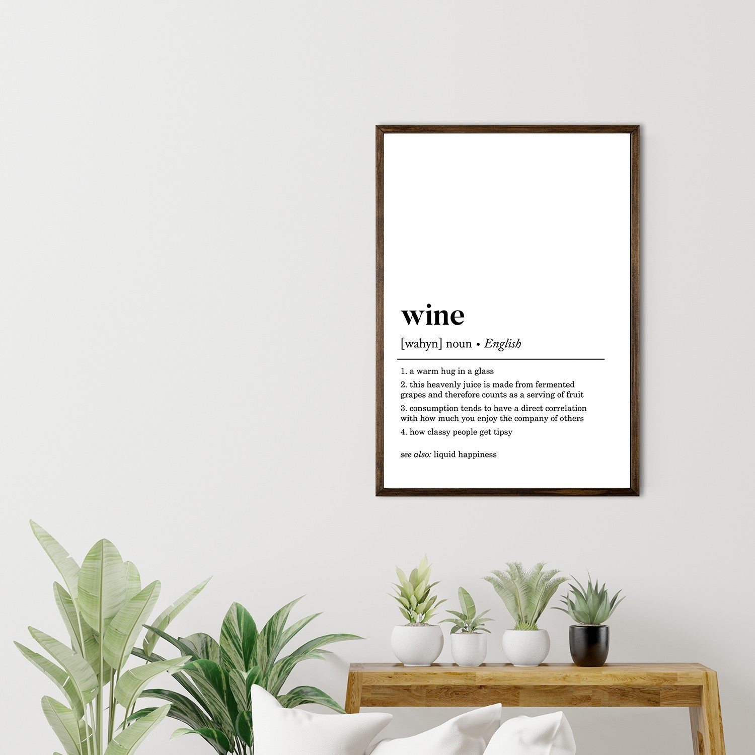 Peinture à encadré décorative Wine