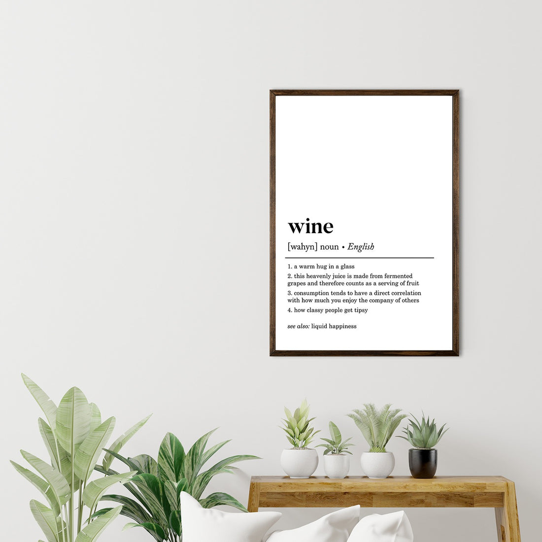 Peinture à encadré décorative Wine