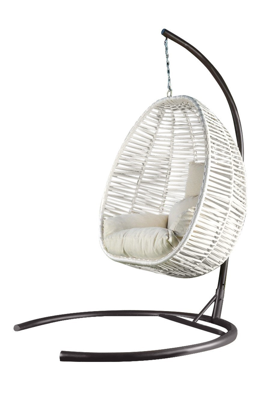 Chaise de balançoire unique de jardin Fındık - Cream