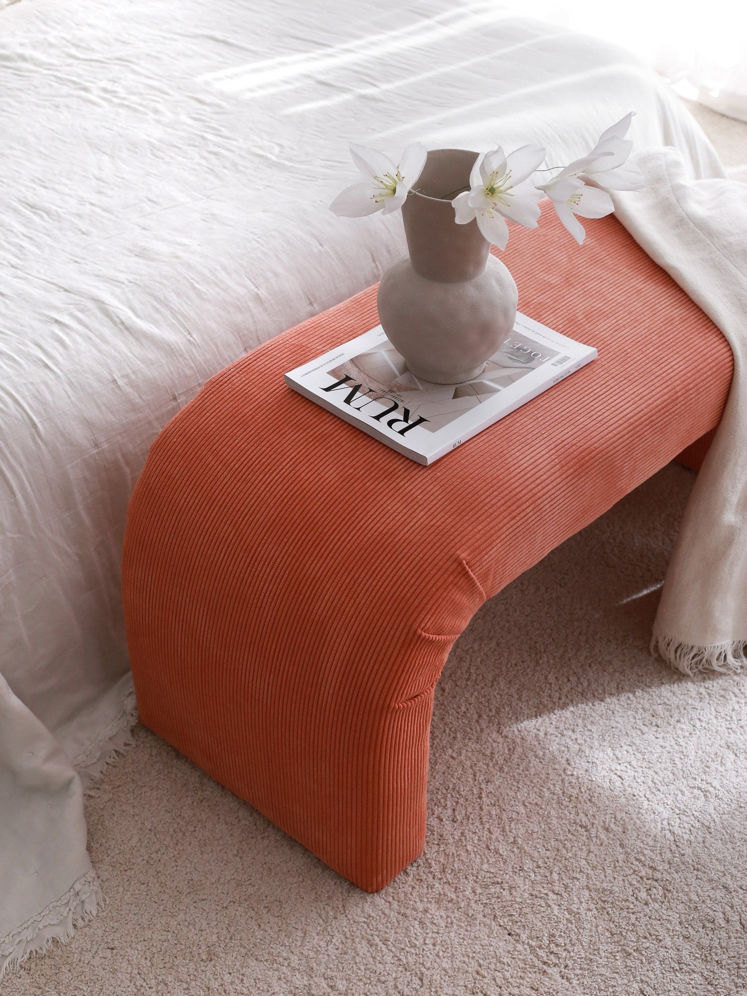 Pouf Nu Bench - Coral