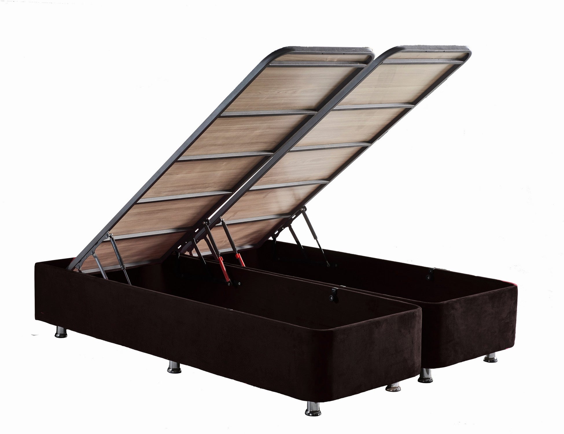 Base de lit double Ela Double - Black (160 x 200)