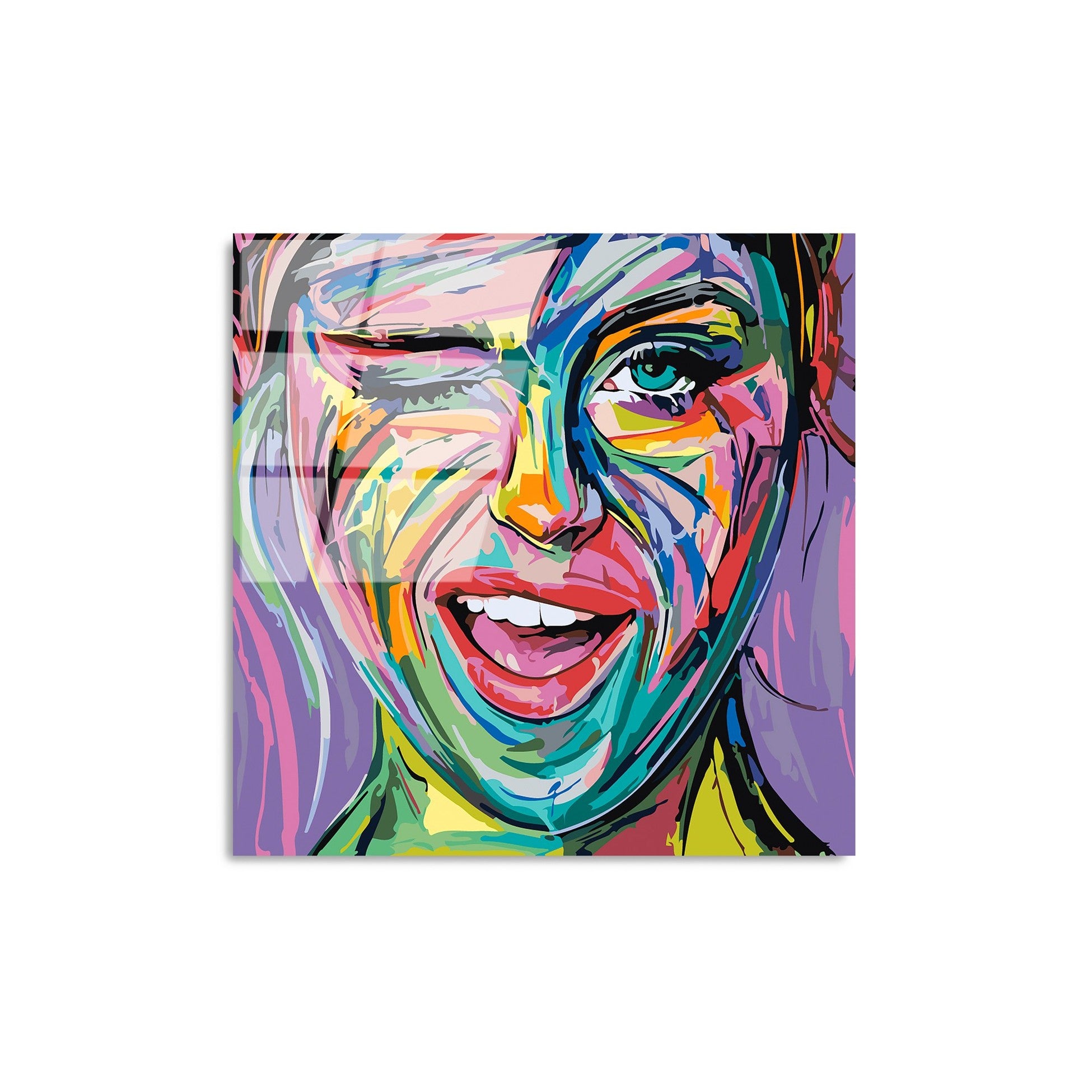 Peinture en verre trempé décoratif UV-845 - 50 x 50