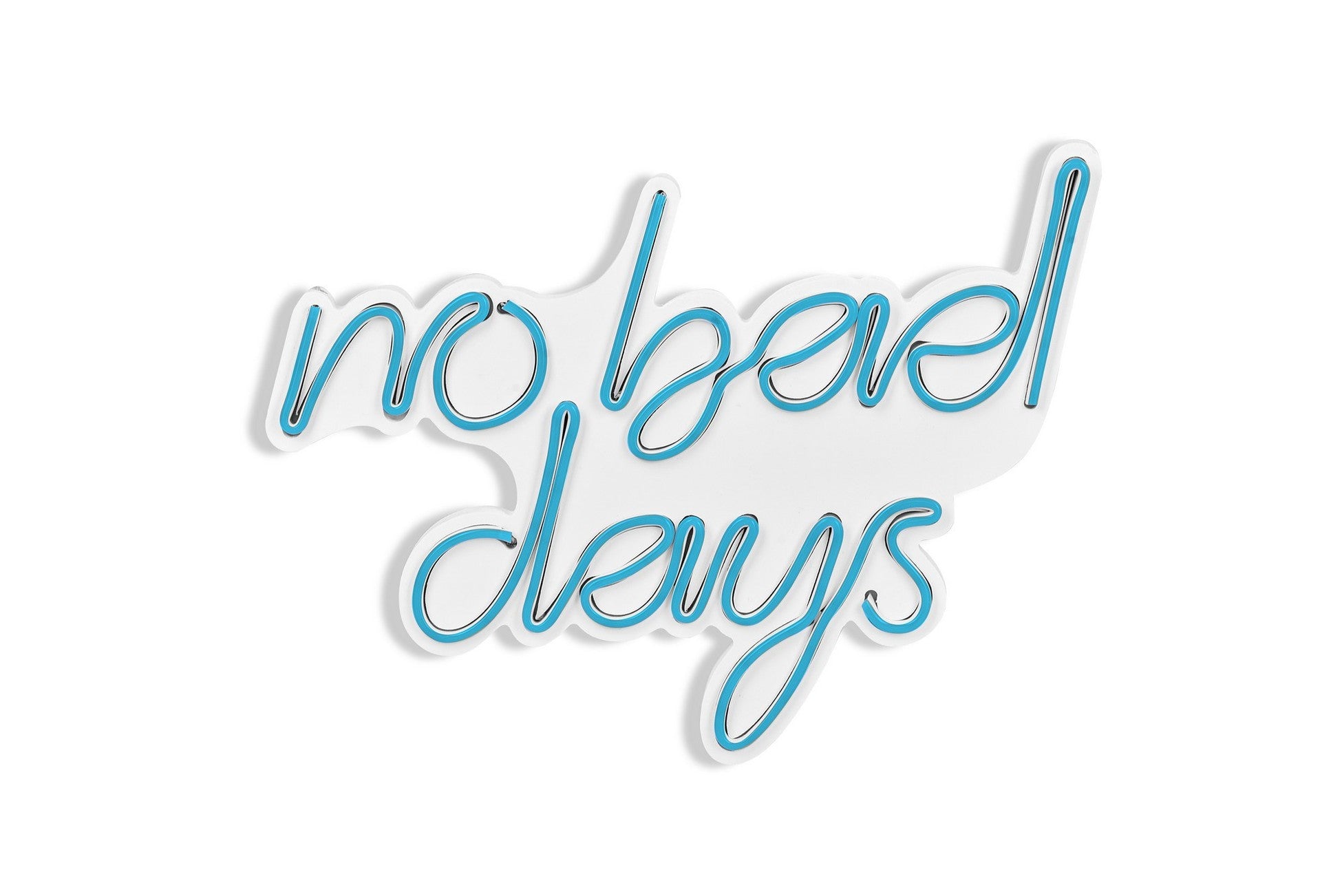 Éclairage LED en plastique décoratif No Bad Days - Blue