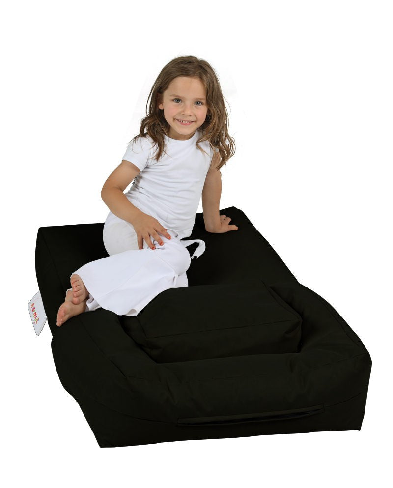 Pouf de jardin Kids Single Seat Pouffe - Black