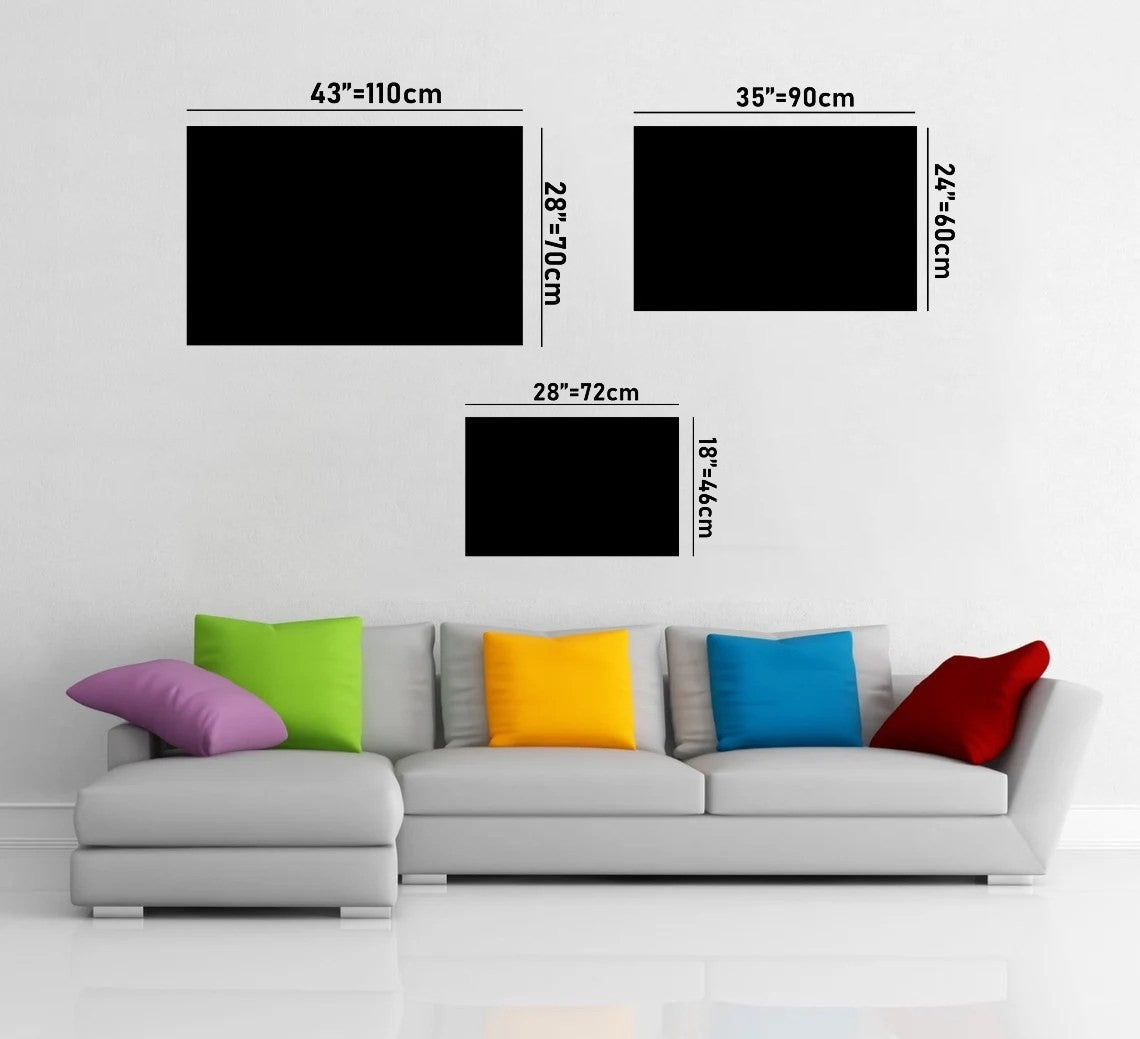 Peinture en verre trempé décoratif 0140 - 90 x 60