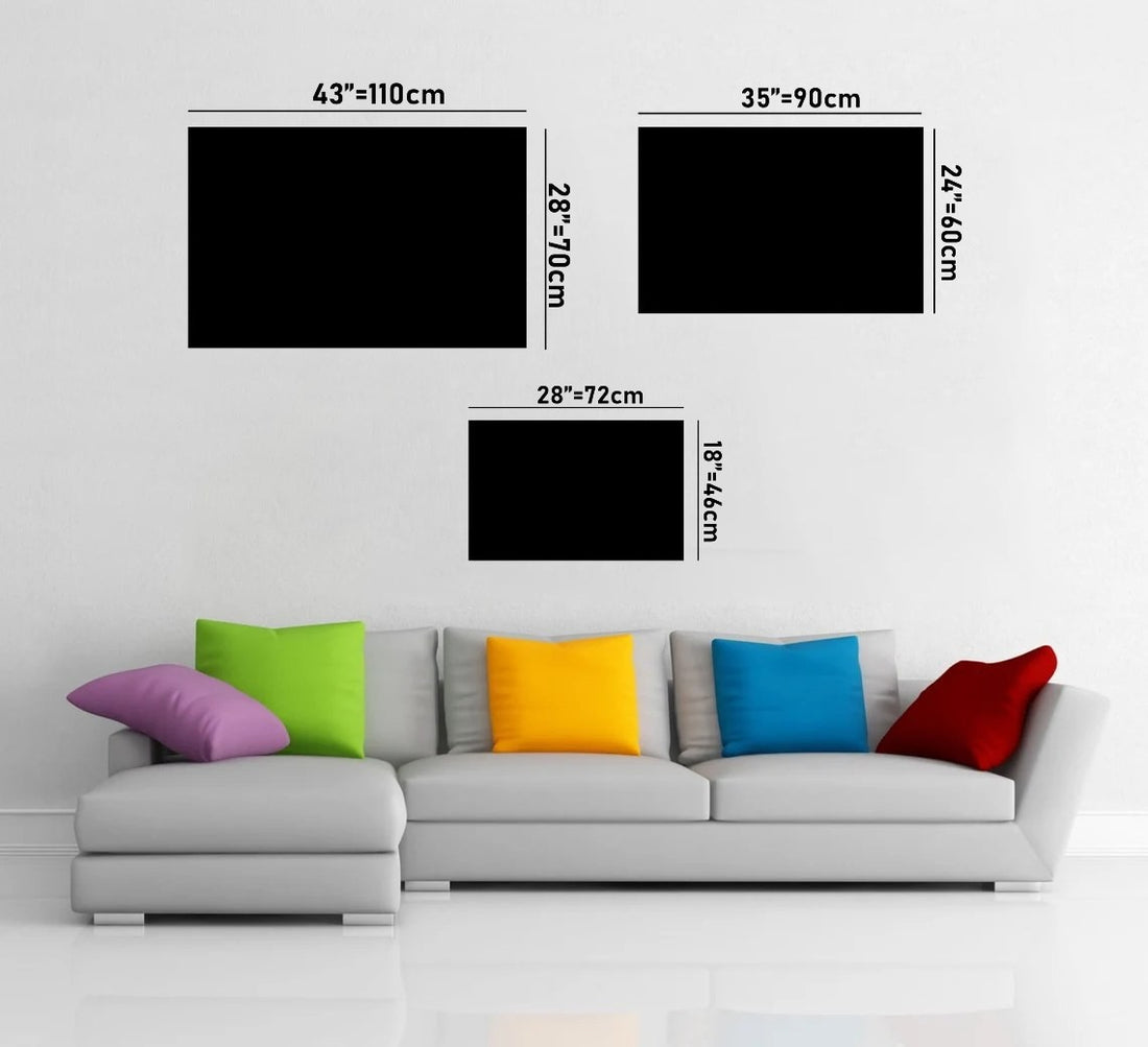 Peinture en verre trempé décoratif 0140 - 90 x 60