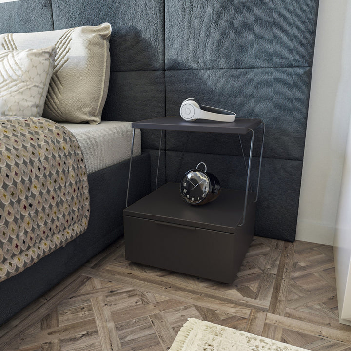 Table de chevet Tekoba - Anthracite