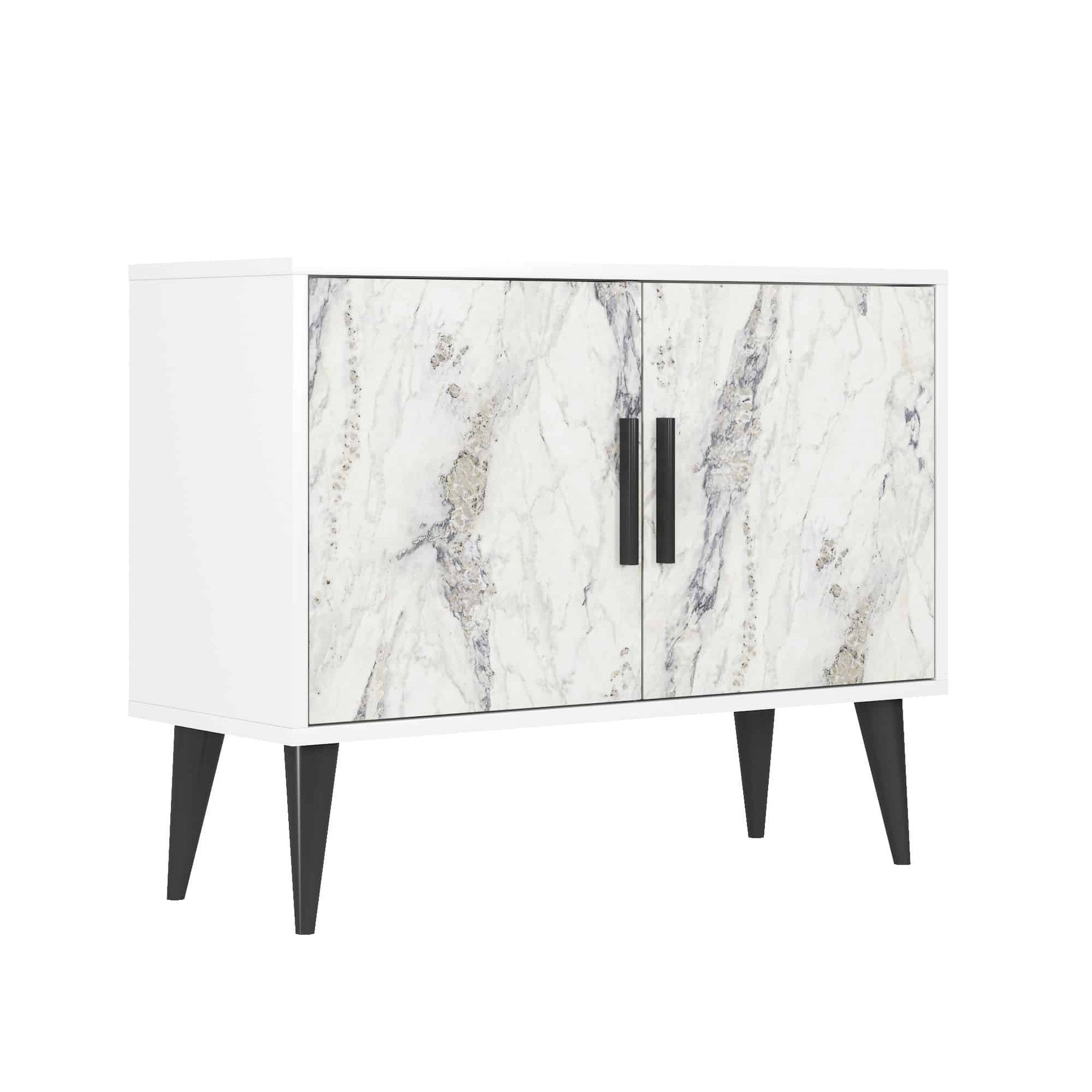 Cordusio Buffet bas 2 portes Vranus 90cm Bois