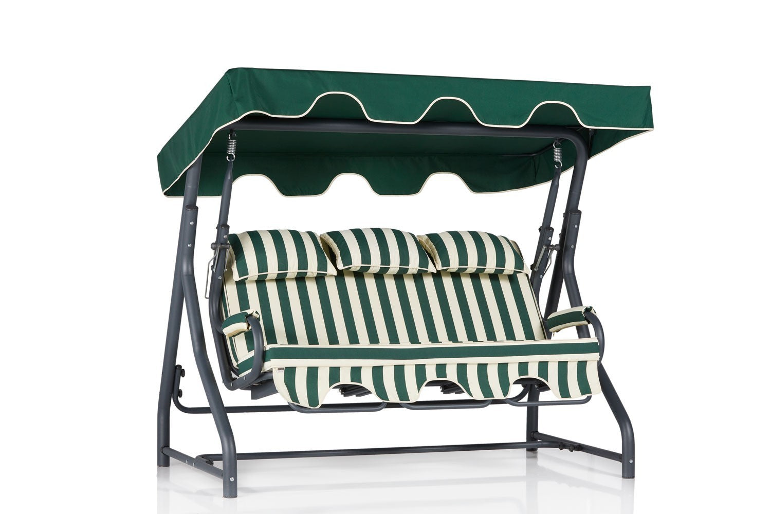 Chaise swing triple jardin Salvia 3 - Multicolor