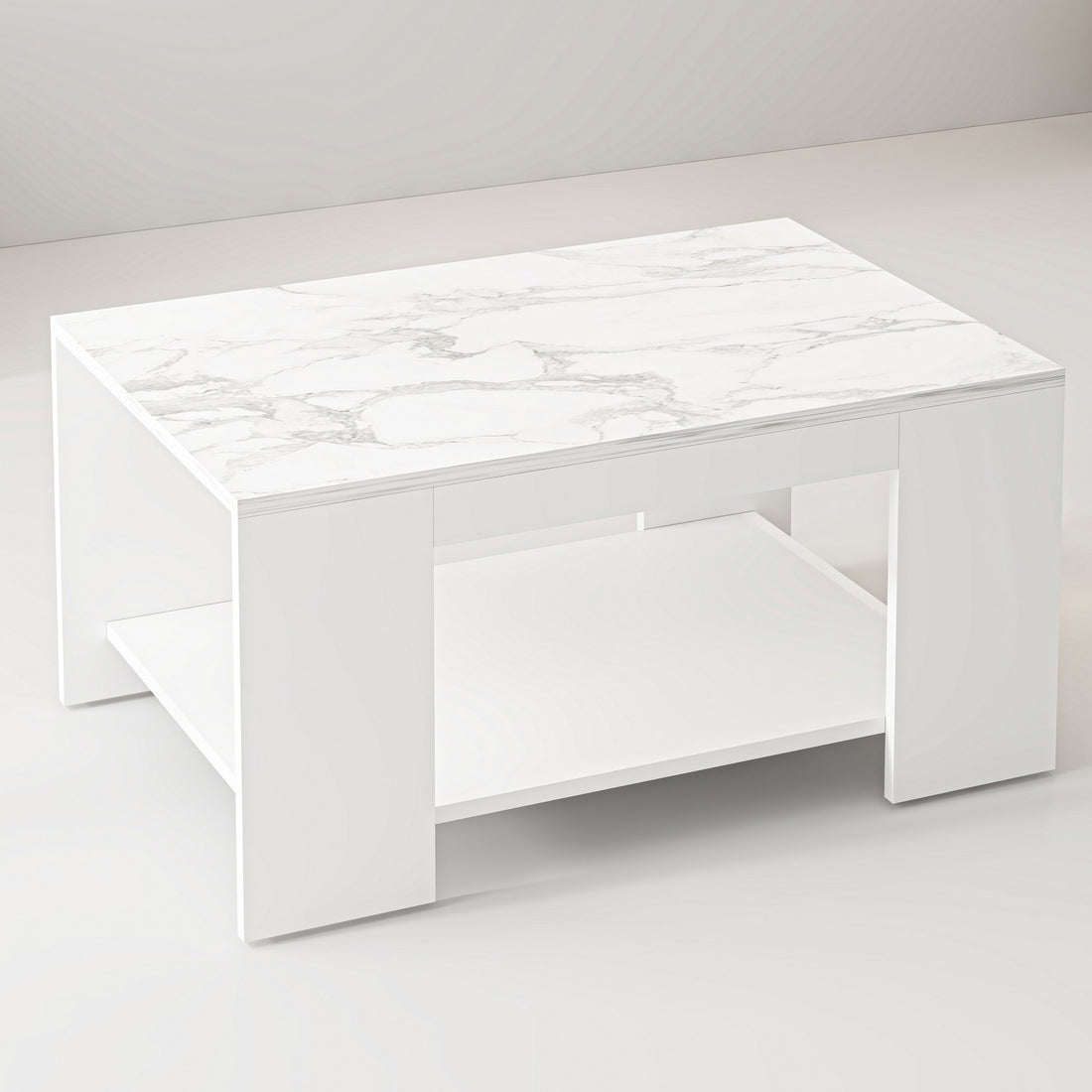 Table basse Lina - White marble