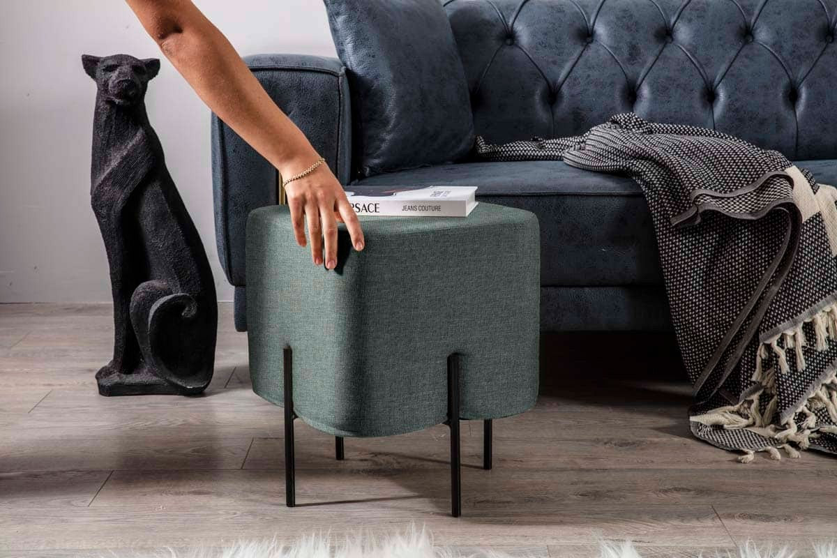 Mono Pouf Vert Clair