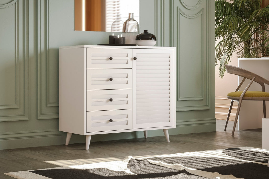 Ensemble de chambres à coucher Nil 105 - White