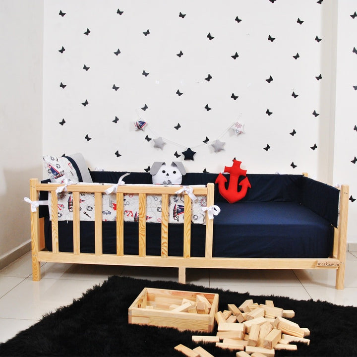 Lit cabane enfant Nil ,bois 90x190cm