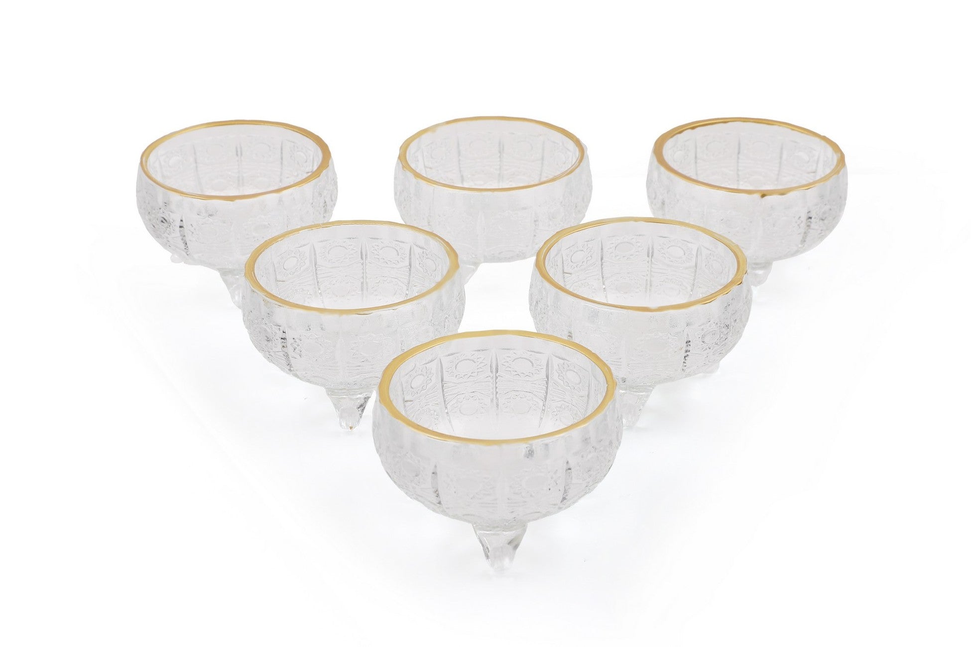 Bowl Set (6 pièces) İP-AHE6B - Eye Gilding