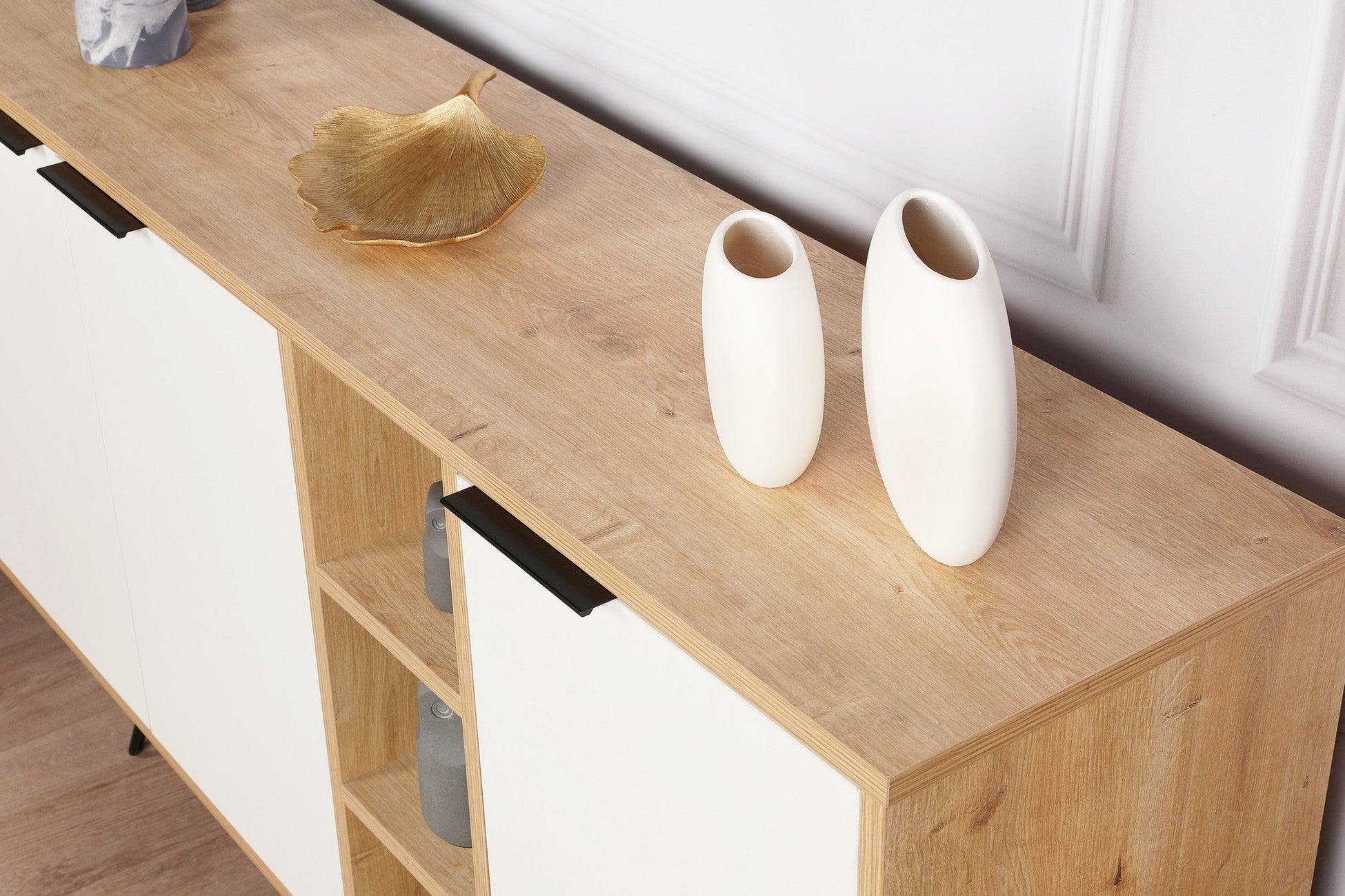 Console Clara Console - Oak, White