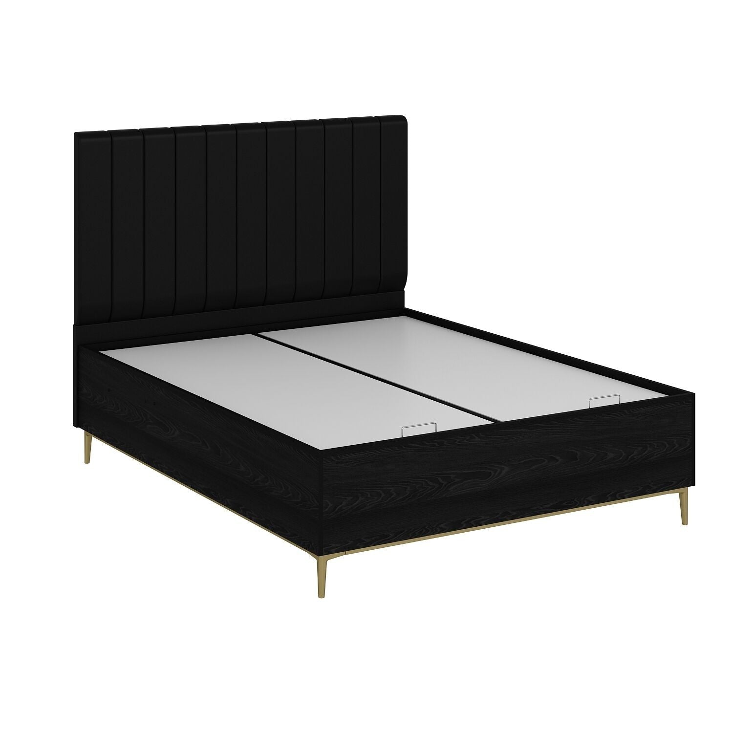 Base de lit double et tête de lit Elevate 160 x 200 - Black