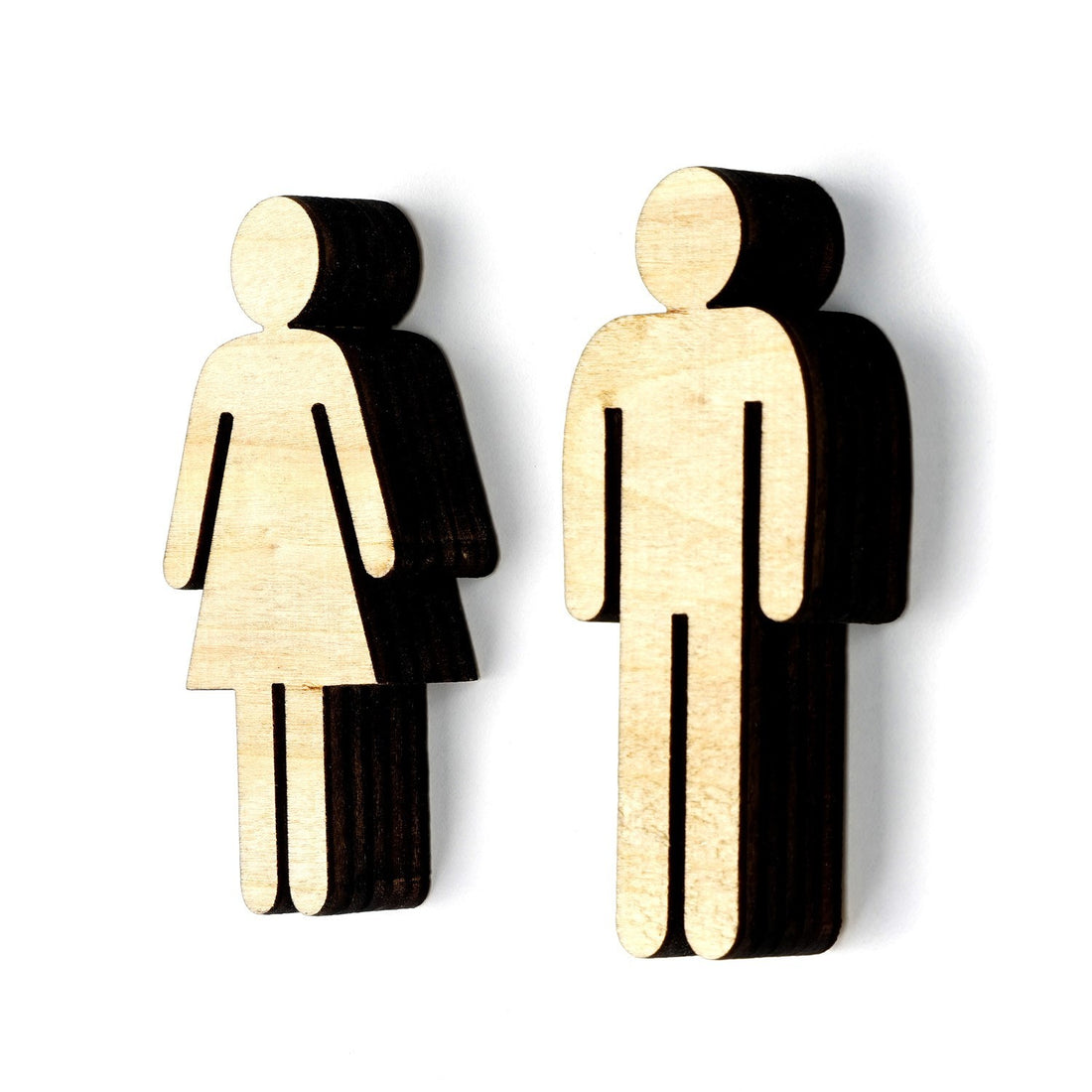 Accessoire mural en bois décoratif WC003