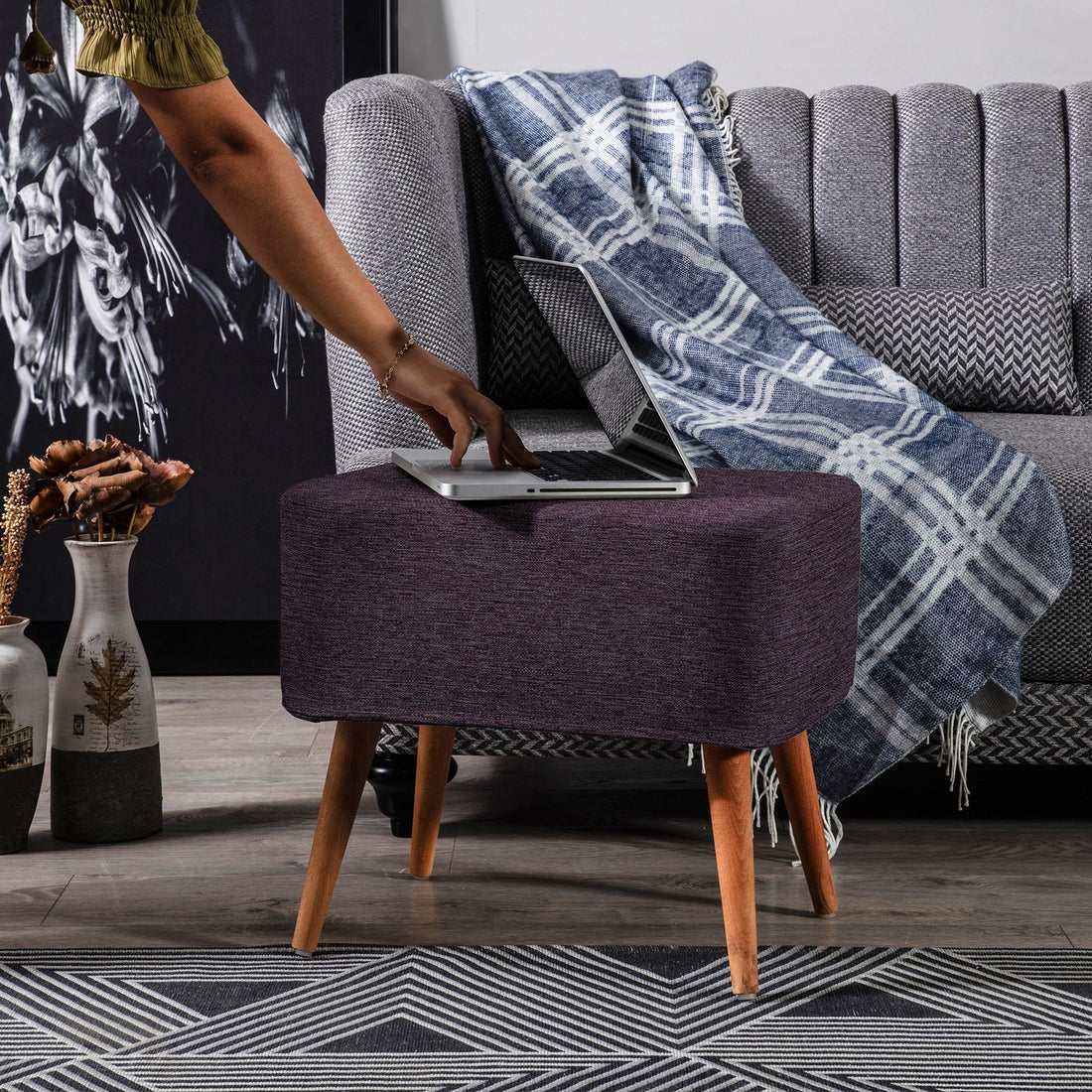 Albina Pouf violet