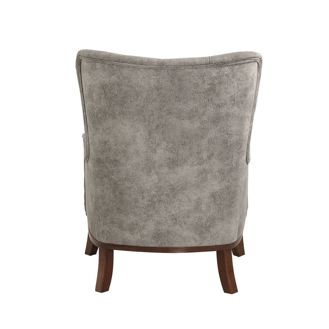 Fauteuil à oreilles Marta - Gray