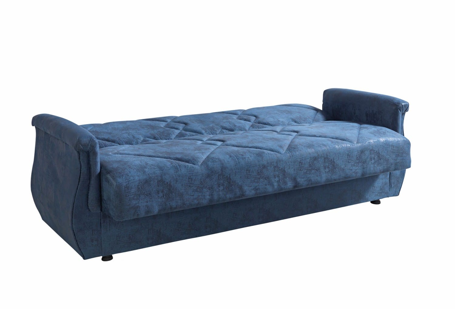 Buket canapé lit clic-clac 3 places avec coffre de rangement