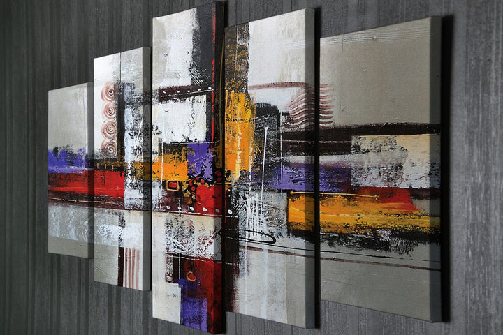 Peinture décorative en toile (5 pièces) BC95