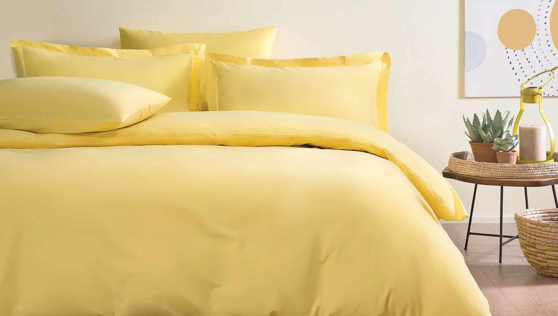 Naturalis Parure de Lit Jaune