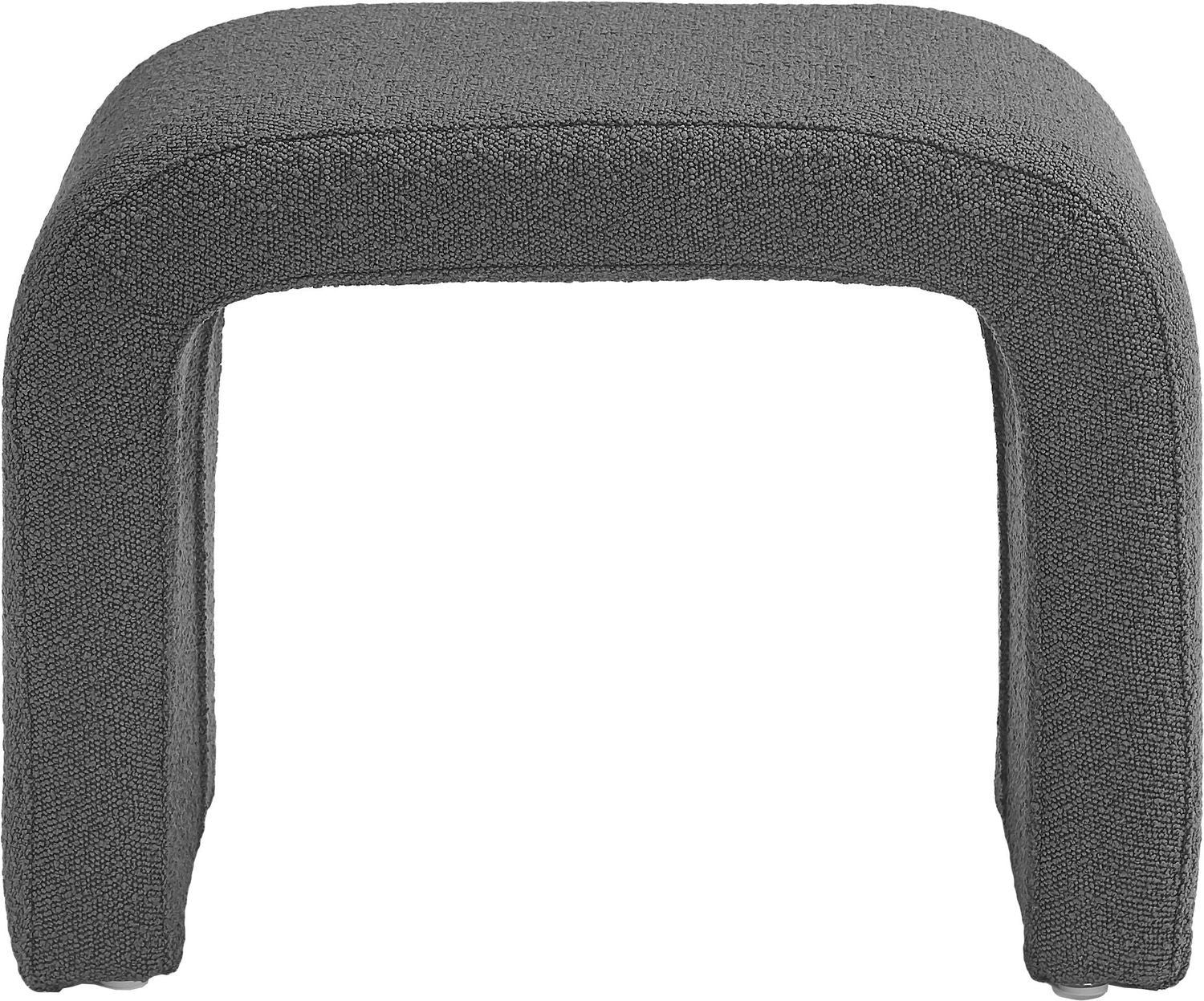 Tabouret en tissu bouclé Sadiqué