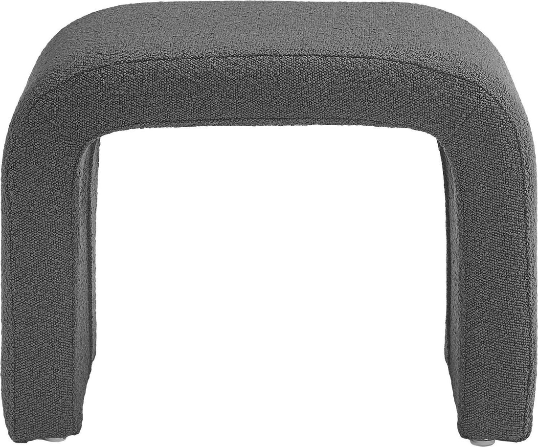 Tabouret en tissu bouclé Sadiqué