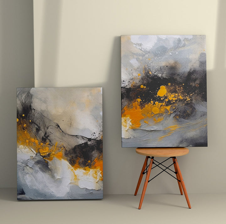 Peinture décorative en toile (2 pièces) 2KNV4381 - 50 x 70