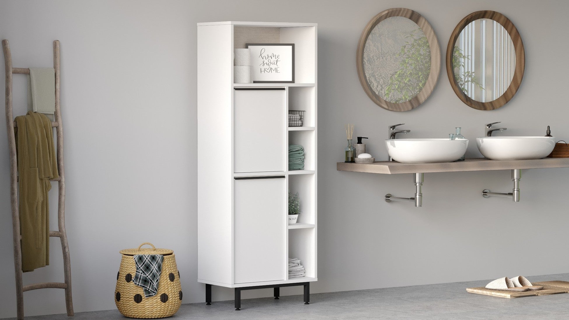 Armoire de toilette ON10C-W