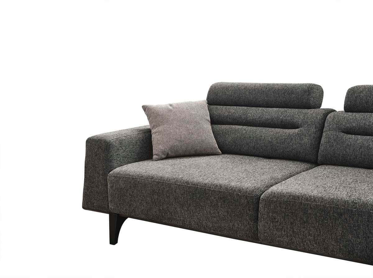 Oslo Gris Foncé canapé 3 Places