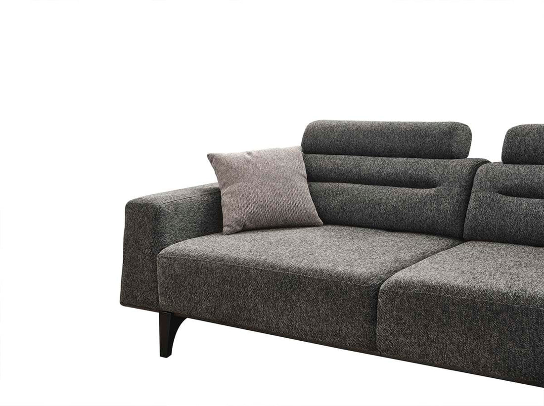 Oslo Gris Foncé canapé 3 Places