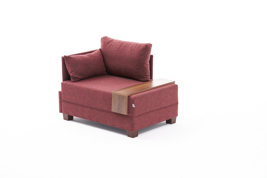 Canapé 1 place Fly Left - Claret Red