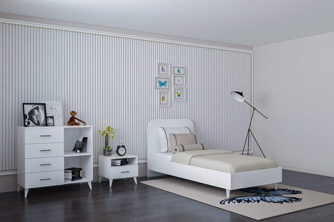Ensemble de chambres jeunes Lavinia 509 - White