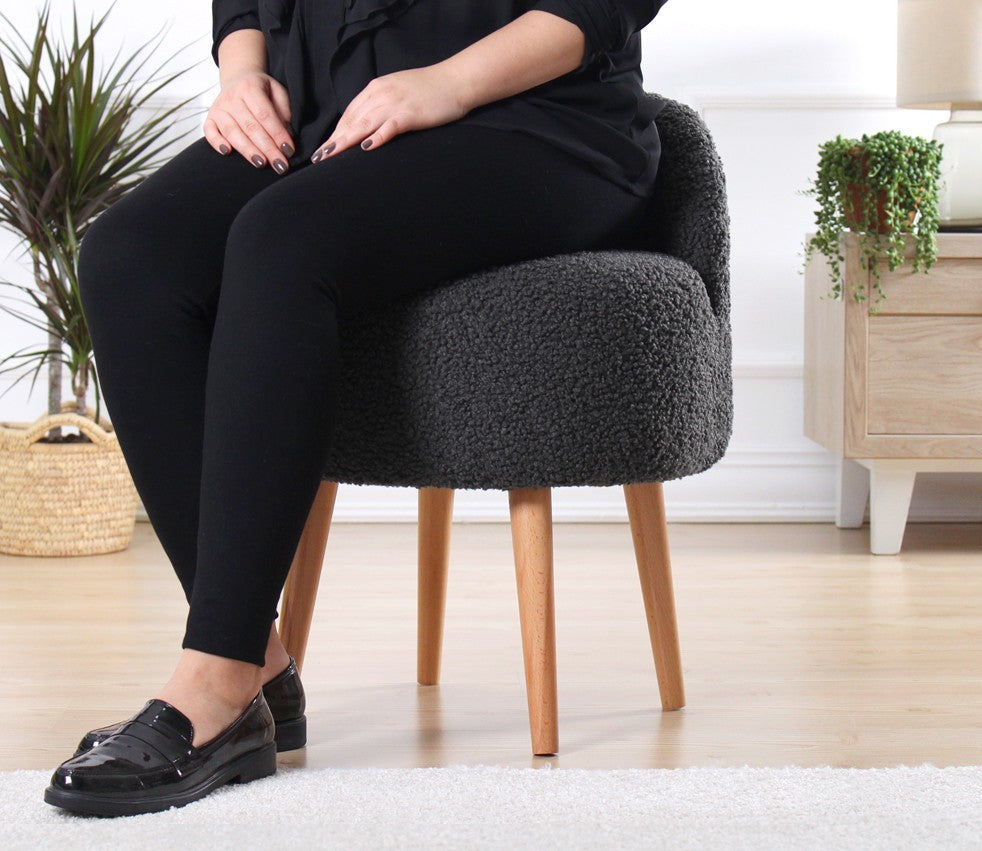 Pouf Rufmee - Dark Grey